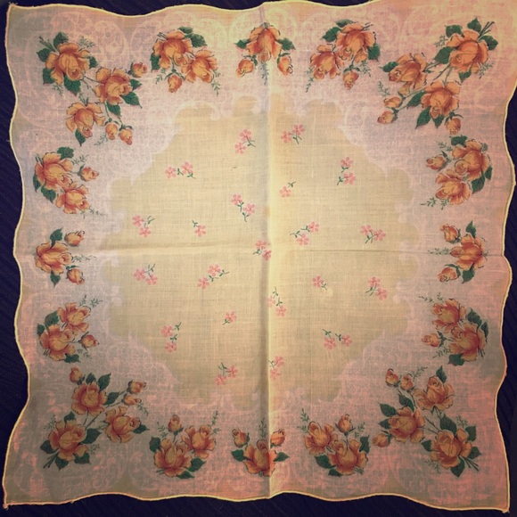 Accessories - Vintage cotton handkerchief